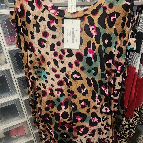 Colorful leopard blouse - Picture 4 of 8